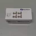 NearMoon Bath Towel Hooks- SUS 304 Stainless Steel Robe Hook Holder, Heavy Duty Coat Hook for Bathroom Livingroom Hotel Kitchen Garage, Wall Mounted (Chrome Finish, 4 Pack)