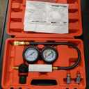 New Leak Down Tester Tu-21 Engine Cylinder Leak Tester Leakage Detector Engine Compression Tester Gauges Set