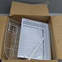 Small Bird Travel Cage - Lightweight Small Birds Starter Kit with Birdcages and Accessories Great for Parakeets Lovebirds Parrotlets Finches Canaries (White 11.8"L x 8.9"W x 15.3"H)