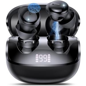 Sleep Earbuds Bluetooth 5.4 in Ear Light-Weight Headphones with Sleep Mode and White Noise, 48H Mini Sleep Ear Buds Small Design for Side Sleepers, Clear Calls, Sleep Earphones for Relaxing/Focus