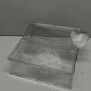 shopwithgreen Refrigerator Organizer Bins with Pull-out Drawer, Drawable Clear Fridge Drawer Organizer with Handle, Plastic Kitchen Pantry Storage Containers , 2 Pack, 3.7QT