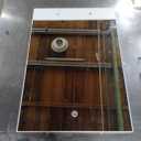 2-Cabinet White Makeup Vanity Dressing Table with Adjustable Mirror, 6-Shelves Power Outlet, for Women Girls Bedroom