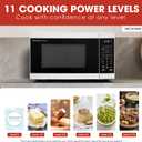 SHARP Compact Countertop Microwave Oven with Removable 10" Carousel Turntable, 700 Watt, 0.7 Cubic Feet, White