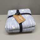 Eddie Bauer - Flannel Sheets Queen Size, Anti-Pilling & Wrinkle Resistant Cotton, Touchably Soft for All-Season Comfort - Bed Sheets with Matching Pillowcases & Fitted Sheet (Birch Forest Light Blue)