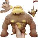 YJHWLF Stretchy Glue-Sand Filled Rubber Gorilla, Soft Decompression Doll, Squishy Monkey, High-Elastic Stretchable, Decompression Toy for Adults and Children
