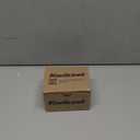 Kwikset 663 Deadbolt Unkeyed Deadbolt Lock, Satin Chrome Round Interior Turn Piece for Front Entry Door, with Latch and Adapter, No Exterior Assembly (1 Count (Pack of 1))