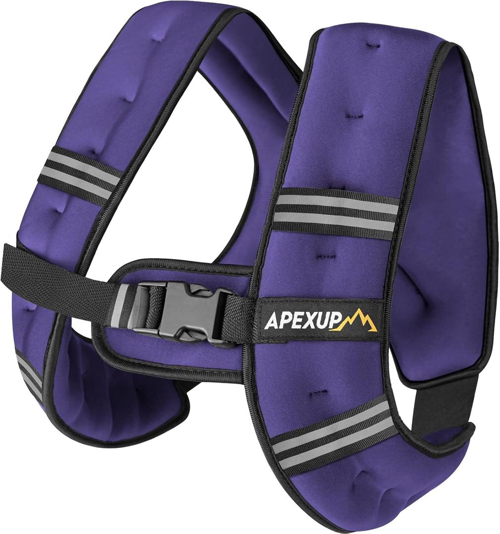APEXUP 5Lb Weighted Vest Men Women, Weight Vest for Women Workout Equipment for Strength Training Running