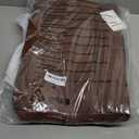 RAINSMORE Vintage Flap Messenger Bag for Men PU Leather Laptop Bag 15.6 Inch Mens Briefcase Waterproof Satchel Computer Bag (Brown)