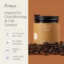Fontana Candle Co Wood Wick Beeswax Jar Candle, Spiced Latte Made Safe with Coconut Oil & Pure Essential Oils 35+ Hrs Clean Burn, Long Lasting and Non-Toxic Candles for Home & Room Decor