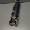 Artoid Mode Snowman Deer Let It Snow Snowflake Christmas Kitchen Mats Set of 2, Winter Decor Low-Profile Kitchen Rugs for Floor - 17x29 and 17x59 Inch (Black)