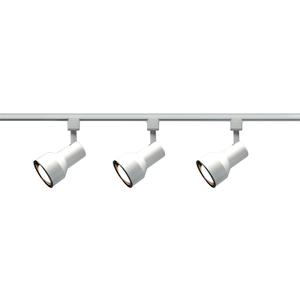 Nuvo Lighting TK320 3-Light Step-Cylinder Track-Lighting Kit, White