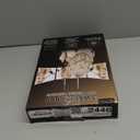 JUSRON 360 Viewing Angle Self Hair Cutting Mirror, Clear Anti-Fog HD Glass (Black with LED with Accessories)