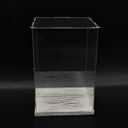 8x12'' Transparent Acrylic Display Box, Doll Doll Display Box,Collectible Display Box with Wooden Base, Suitable for Collecting and displaying Doll Dolls, Commemorative Trophies, Model Toys (White)