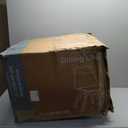 OLIXIS Dining Chairs Set of 4 Mid-Century Modern Dinning Chairs, Living Room Bedroom Outdoor Lounge Chair PU Leather Cushion and Wood Legs, Black (Inky)