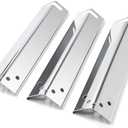 Adviace Replacement Grill Parts for Expert Grill XG10-101-002-02 3 Burner Gas Grill, Stainless Steel Heat Plates for 2 Burner Walmart Expert Grill Model, 2 Pack