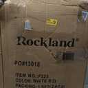 Rockland Melbourne Hardside Expandable Spinner Wheel Luggage, White, 2 Piece (20/28)