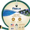 Flexon 1/2-Inch by 50-Foot Reinforced Garden Hose FR1250,Green
