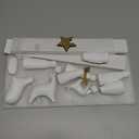 Juegoal Christmas Nativity Sets, Set of 11 White Mini Nativity Scene Resin Figurines, Xmas Holy Family Table Ornaments, Religious Holiday Collection Gifts, Baby Jesus Nativity Mantle Shelf Decor