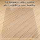 Kuyal Clear Chair mat for Hard Floors 36 x 48 inches Transparent Floor Mats Wood/Tile Protection Mat for Office & Home (36" X 48" Rectangle)