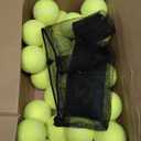 FURWEY Tennis Balls, 12/24/36/80 Pack Bulk Tennis Balls Pressureless Tennis Ball, Come with Mesh Bag for Easy Transport,Pet Dog Playing Balls, Good for Beginner Training Ball