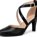 Women's 3In Closed Toe Heel Pumps Dress Shoes for Women, size 9