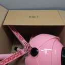 Professional Hooded Hair Dryer Pink,Stand Hair Dryer Bonnet with 3 Temperature Settings,Height Adjustable Sit Under Dryer on Wheels