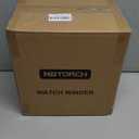 3 Watch Winder for Automatic Watches Wooden Automatic Watch Winder with Super Quiet Japanese Motor, 4 Rotation Mode, Blue LED Light, Memory Foam Pillows for Man & Woman