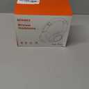 BERIBES Bluetooth Headphones Over Ear, 65H Playtime and 6 EQ Music Modes Wireless Headphones with Microphone (White) (White)