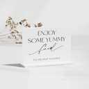 JINMURY 10 Pack White Rectangle Acrylic Sign With Stand, 3.5x2.7 Inch Blank White Acrylic Sign with Base, DIY Buffet Food Table Sign Place Cards for Wedding Party Event