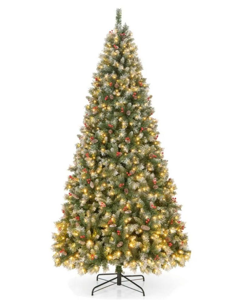 9 FT Artificial Christmas Tree Hinged