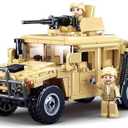 Military Vehicle Building Toy for Age 6 7 8 9 10 11 12+, Battle Brick, Compatible with Major Brand, Army Series Building Block with 2 Soldiers Figures (265 Pieces)