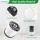2 Pack DCV5801H HEPA Filter Compatible with DEWALT DCV580H, DCV581H 20V MAX Wet/Dry Vacuum, with 4 Foam Sleeve Filters & 1 Brush