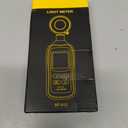 Light Meter Digital Illuminance Meter Handheld Ambient Temperature Measurer, Range up to 200,000 Lux, Luxmeter with 4 Digit Color LCD Screen