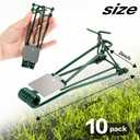 10 Pack Gopher Traps - Reusable Metal Gopher Trap, Easy Set Weather Proof Mole Vole Trap for Lawn Garden Farm Outdoor, Mole Traps