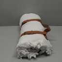 Tiny Land Picnic Blankets, 2 in1 Double Layer Waterproof Mat + Blanket, Foldable Beach Mat,Outdoor Blanket, Portable Camping Blanket, Extra Large Beach Mat, for Camping Park Beach Grass (White)