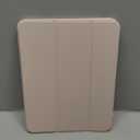 iMieet iPad (A16) Case/iPad 10th Generation Case [11-Inch 2025/10.9 Inch 2022] with Pencil Holder, Trifold Stand Smart Cover with Soft TPU Back,Auto Wake/Sleep(Pink)