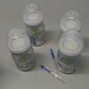 Dr. Brown's Natural Flow Anti-Colic Options+ Wide-Neck Baby Bottles 5 oz/150 mL,with Level 1 Slow Flow Nipple,4 Pack,0m+