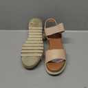 DREAM PAIRS Women's Open Toe Casual Platform Sandals (8.5, Nude-2)