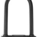 Kwikset High Security Bicycle U-Lock, Hardened Steel, Anti-Theft Bike Lock, 1 Pack, Black