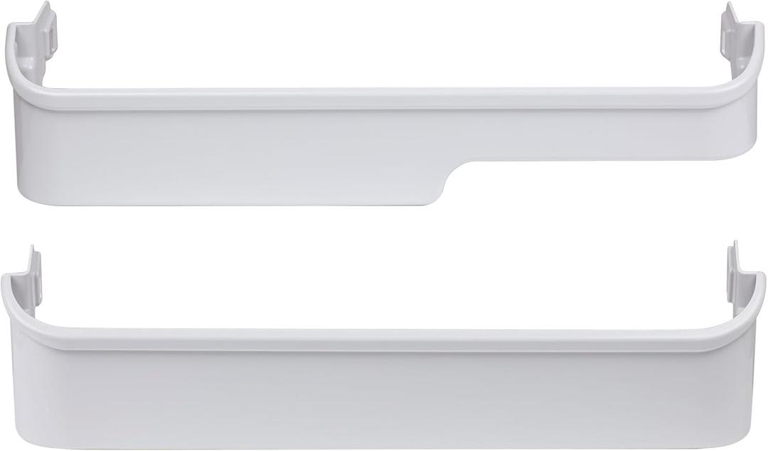 240337901 (MIDDLE) and 240338101 (BOTTOM) Door Shelf Bin Racks Compatible with Frigidaire or Kenmore Refrigerator