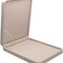 Jewelry Set Velvet Box Necklace Earring Ring Necklace Bracelet Gift Display Case Wedding Jewelry Storage Holder (Beige)