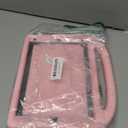 Kids Case for iPad 9th/8th/7th Generation, iPad 10.2 Kids Case with Built-in Screen Protector, Durable Shockproof Handle Stand Protective Cover for iPad 10.2 Inch 2021/2020/2019, Light Pink