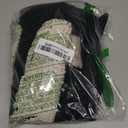 Black White Geometric Tufted Decorative Throw Pillow CoverChunky Boho Minimalist Modern Pillow CaseMid Century Woven Abstract Pillow Sham for Bed Couch Living Room18x18 inches, 1PCS