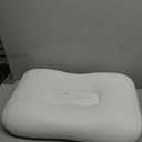 Adjustable Ear Pillow for Side Sleepers - 2-in-1 Modular Design, 60D Memory Foam Neck Support Pillow, Firm Cervical Support for CNH & Ear Piercing Relief, Washable Cooling Cover (White)
