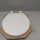 KOHLER 20110-0 Brevia, Slow Close Toilet Seat, Elongated Toilet Seat, Grip-Tight Bumpers Quick-Attach Hardware, White
