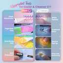 40000 Pcs Resin Jelly Rhinestones Kit, 30 Colors 3mm Flatback Rhinestones with 4 Pcs B7000 Jewelry Glue & Tools, All-in-One Bedazzling Kit for DIY Arts & Crafts Mothers Day Gifts