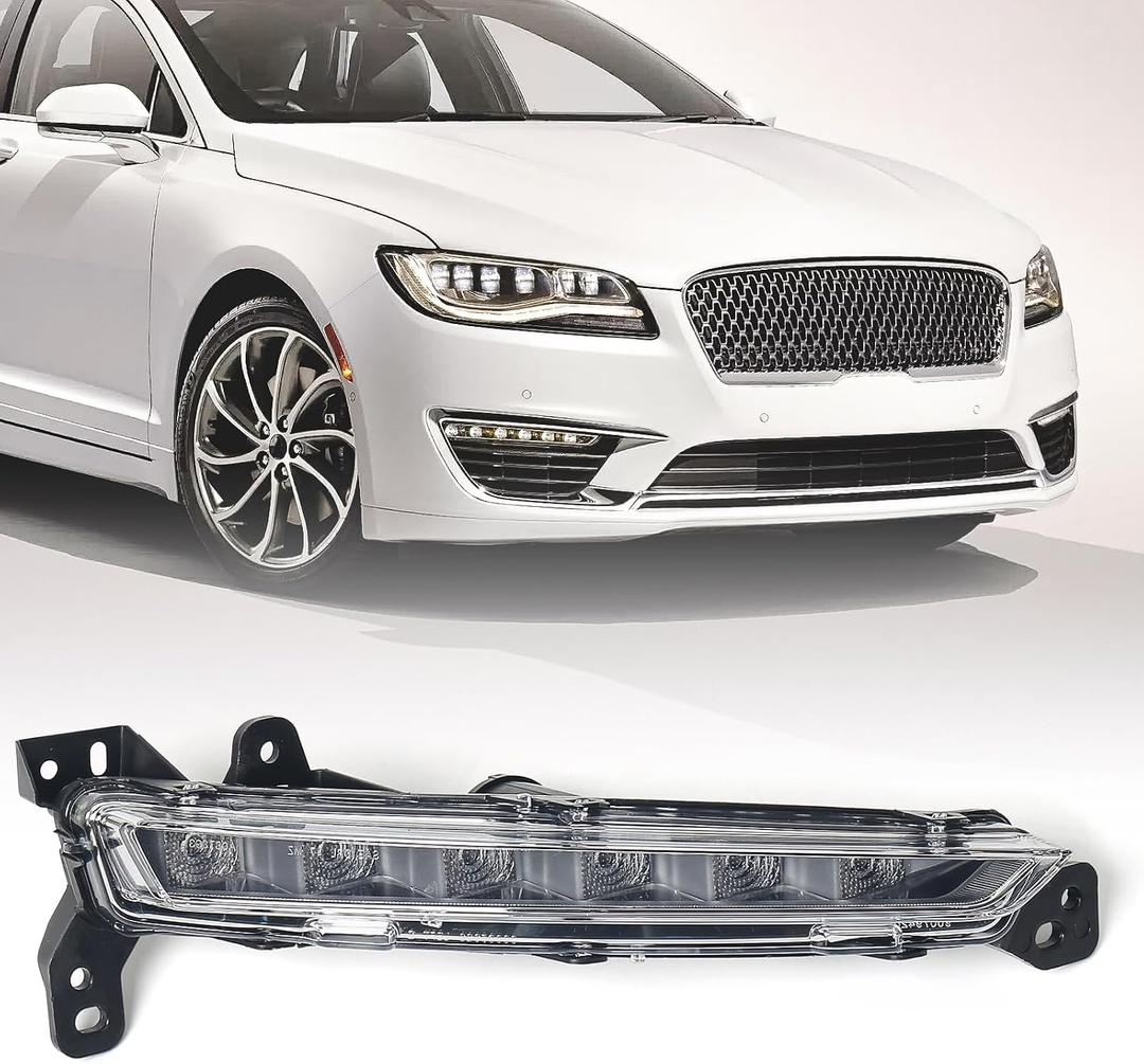 Huray Fog Light for Lincoln MKZ 2017 2018 2019 2020 OE Front Bumper Lamp Daytime Running Light Replacement (Passenger Side (Right))
