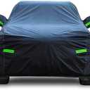 Waterproof SUV Car Cover, Universal Fit for SUV Length 15.4ft to 15.9ft, All Weather, Snowproof, UV Protection