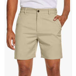 PULI Men's Golf Dress Shorts Flat Front Hybrid 7 Inch Lightweight Quick Dry Chino Casual with Pockets Size 36 PULI Men's Golf Dress Shorts Flat Front Hybrid 7 Inch Lightweight Quick Dry Chino Casual with Pockets Size 36