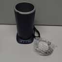 SIMPLETASTE Milk Frother, 4-in-1 Electric Milk Frother and Steamer, Automatic Warm and Cold Foam Maker and Milk Warmer for Latte, Cappuccinos, Dark Blue (Medium)